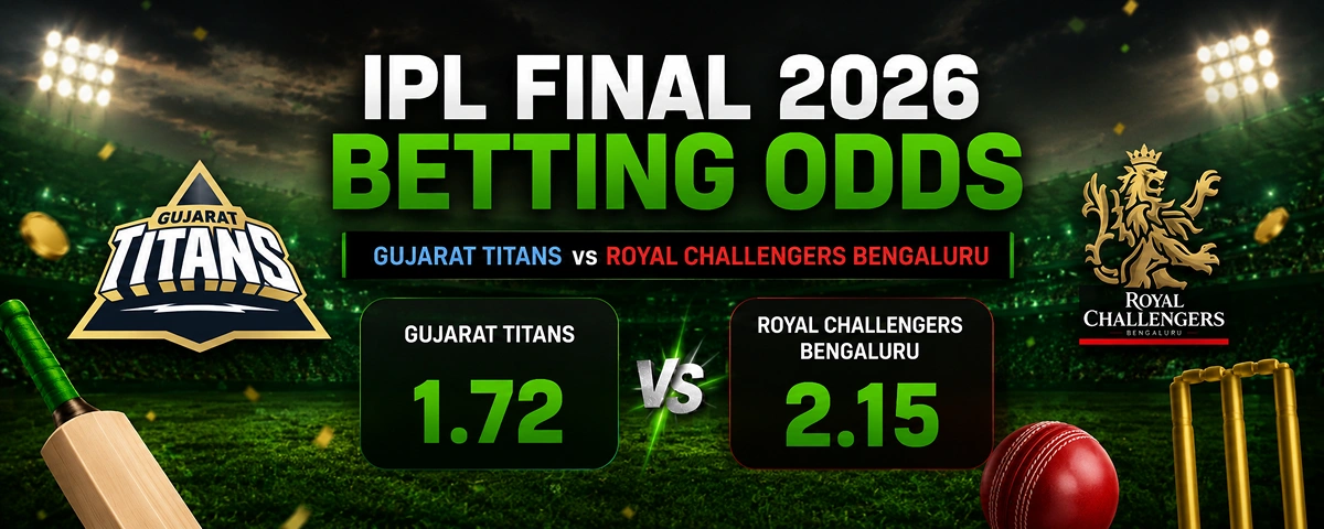 IPL Final 2026 Betting Odds.